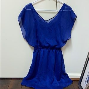 Express blue dress